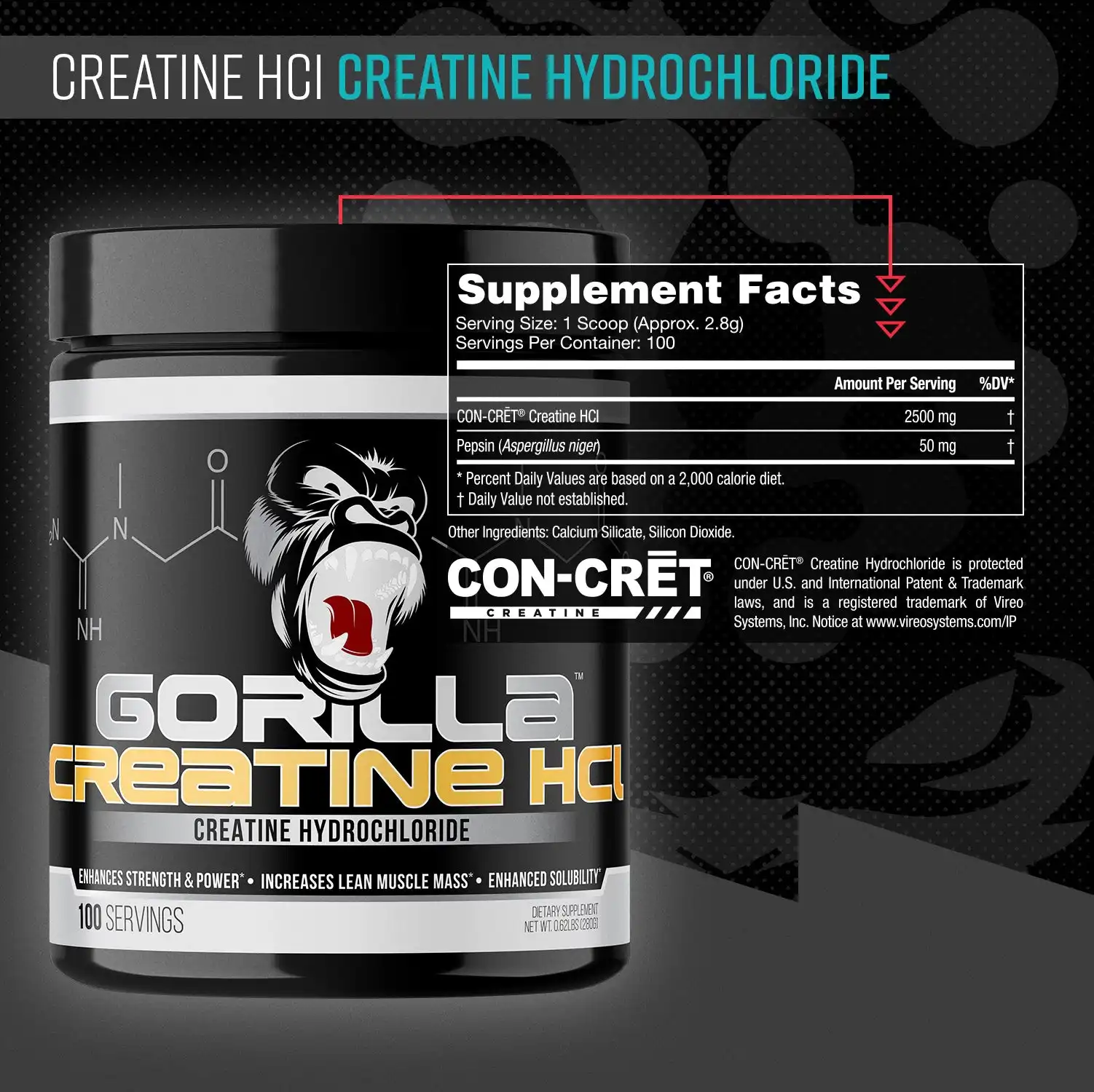 Alternative view of Creatine HCl