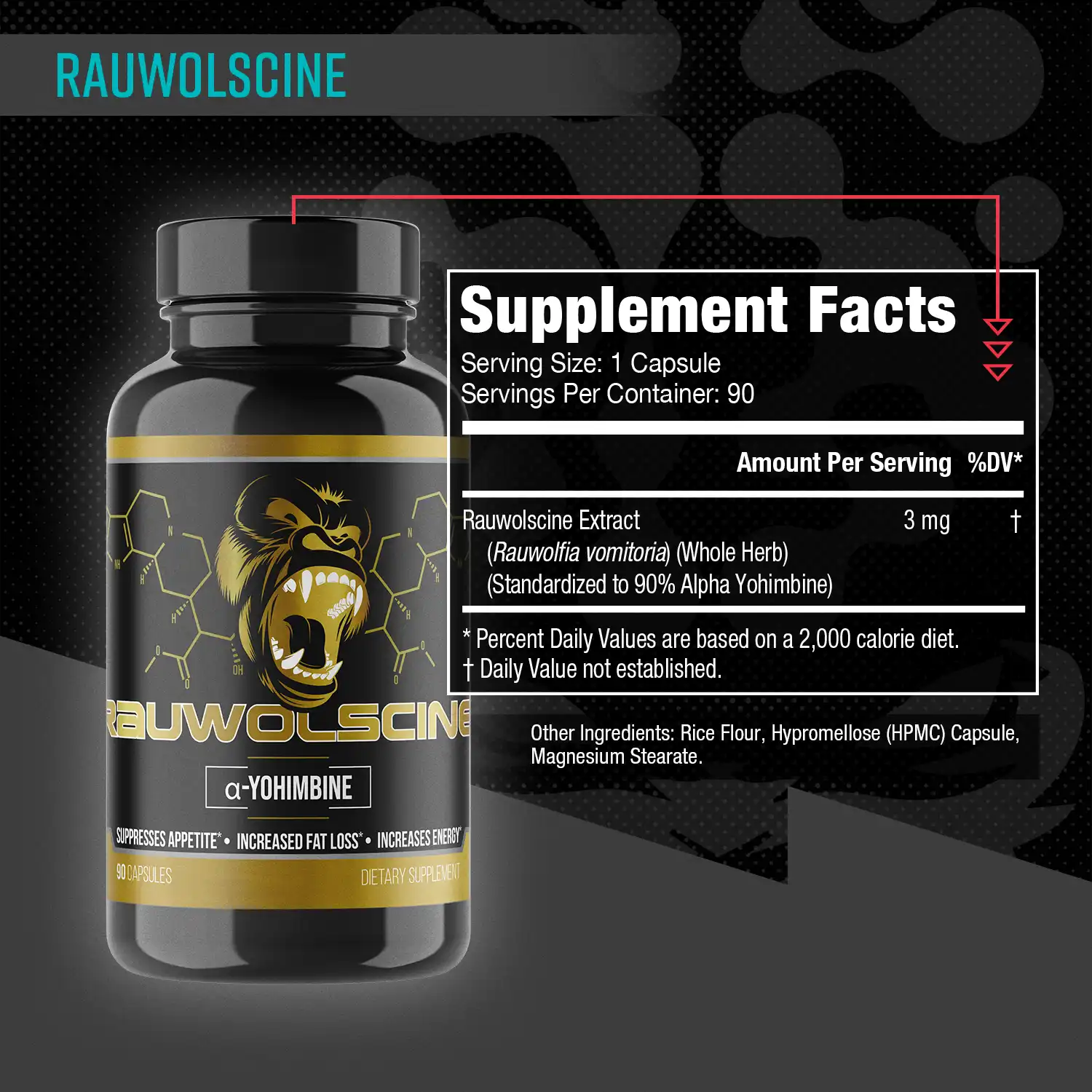 Alternative view of Rauwolscine
